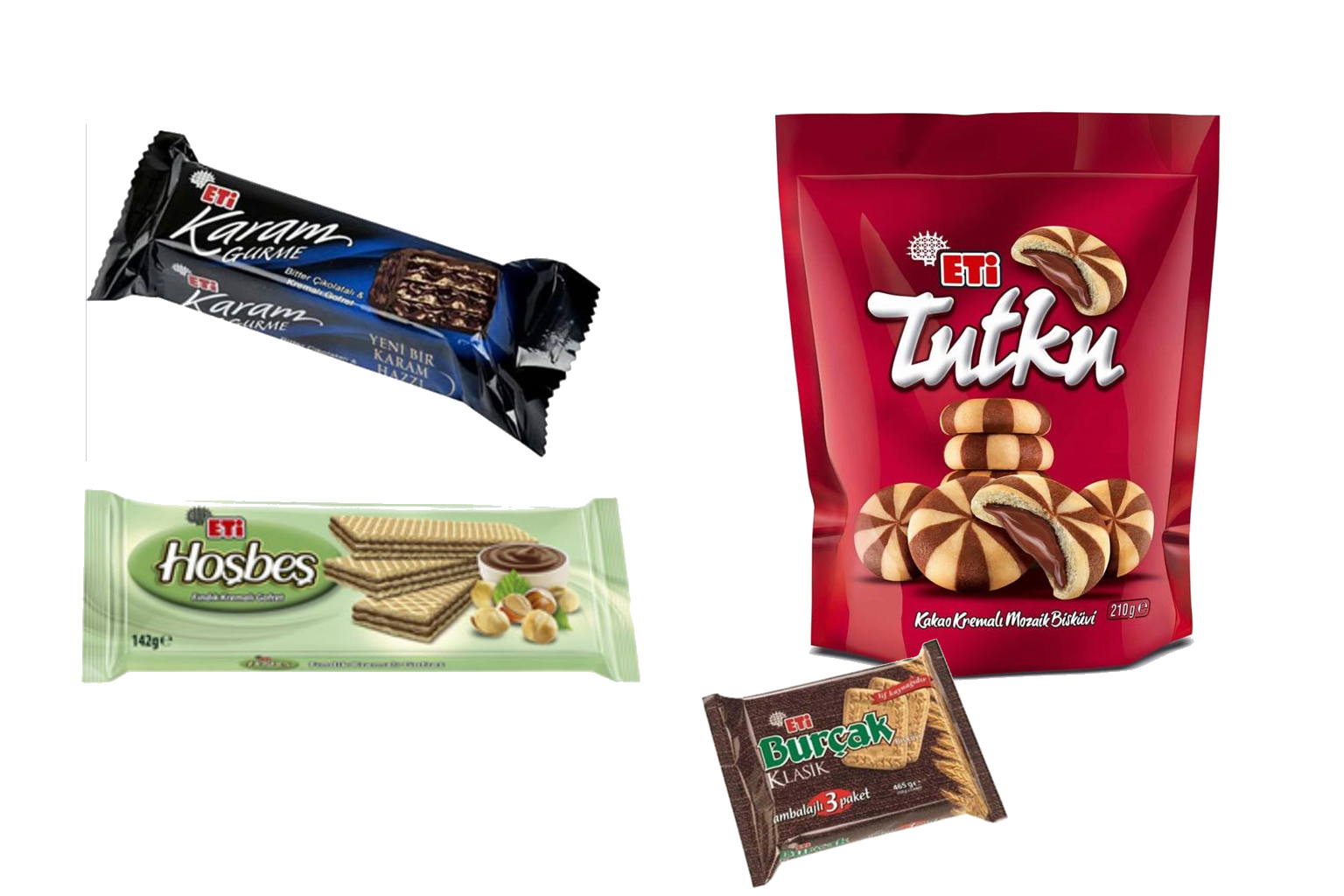 ETİ Tutku, Karam Gurme, Hoşbeş et Burçak