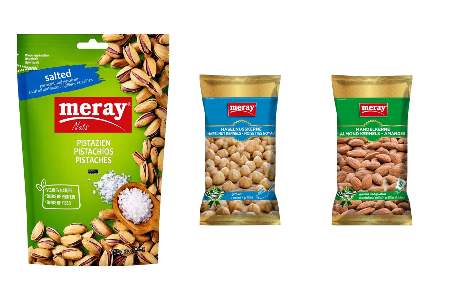 Meray pistaches, noisettes et amandes